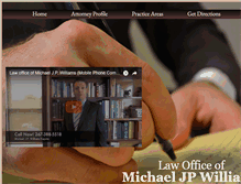 Tablet Screenshot of michaeljpwilliams.com
